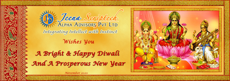 Jeena Scriptech wishes You a Happy Diwali and a Prosperous New Year